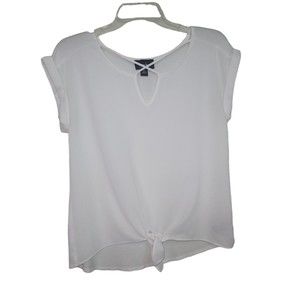 By & By White Blouse Lightweight Size Medium